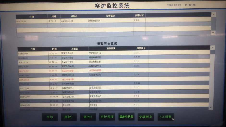 报警记录页面